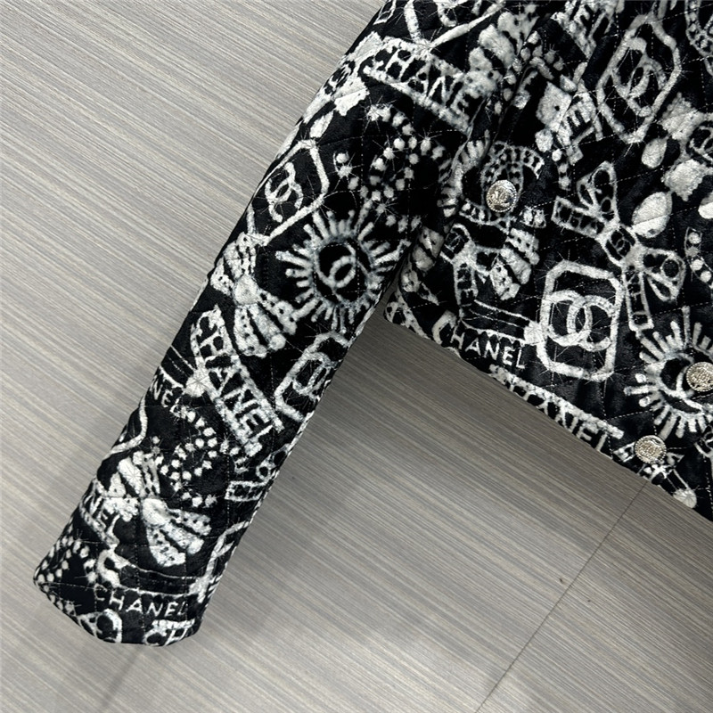 Ch**el silk quilted jacket