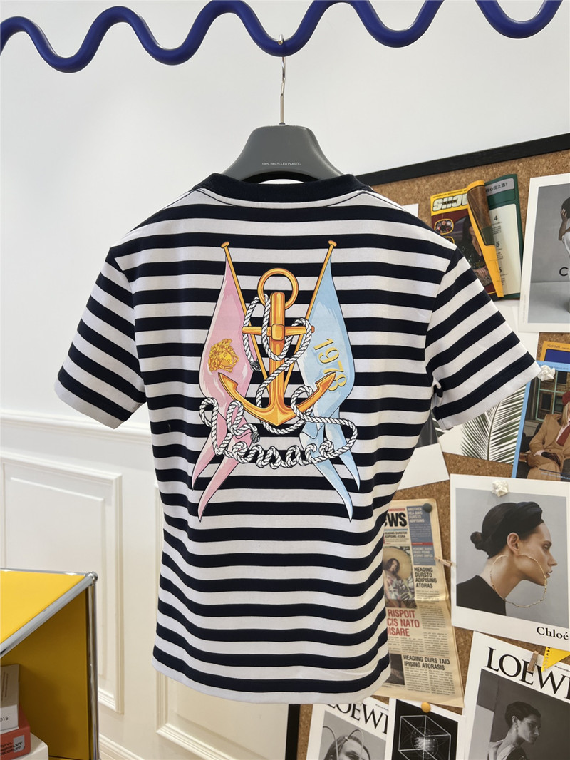 Versace latest striped T-shirt