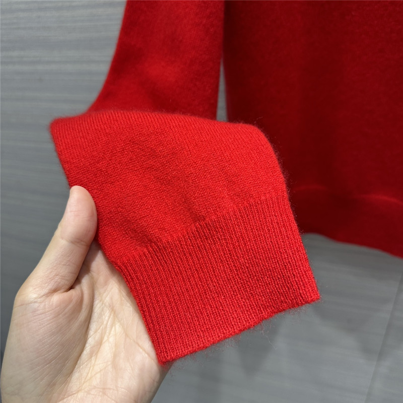 BC Knitted Cashmere Sweater in White