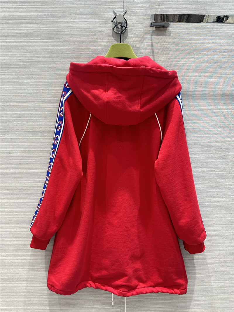 Gvc*1 retro hooded long coat + shorts set