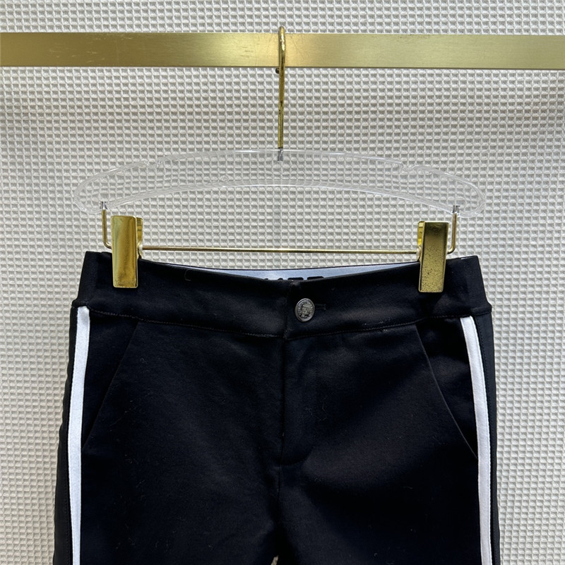 F**di logo elasticated web waist thin velvet skinny jeans