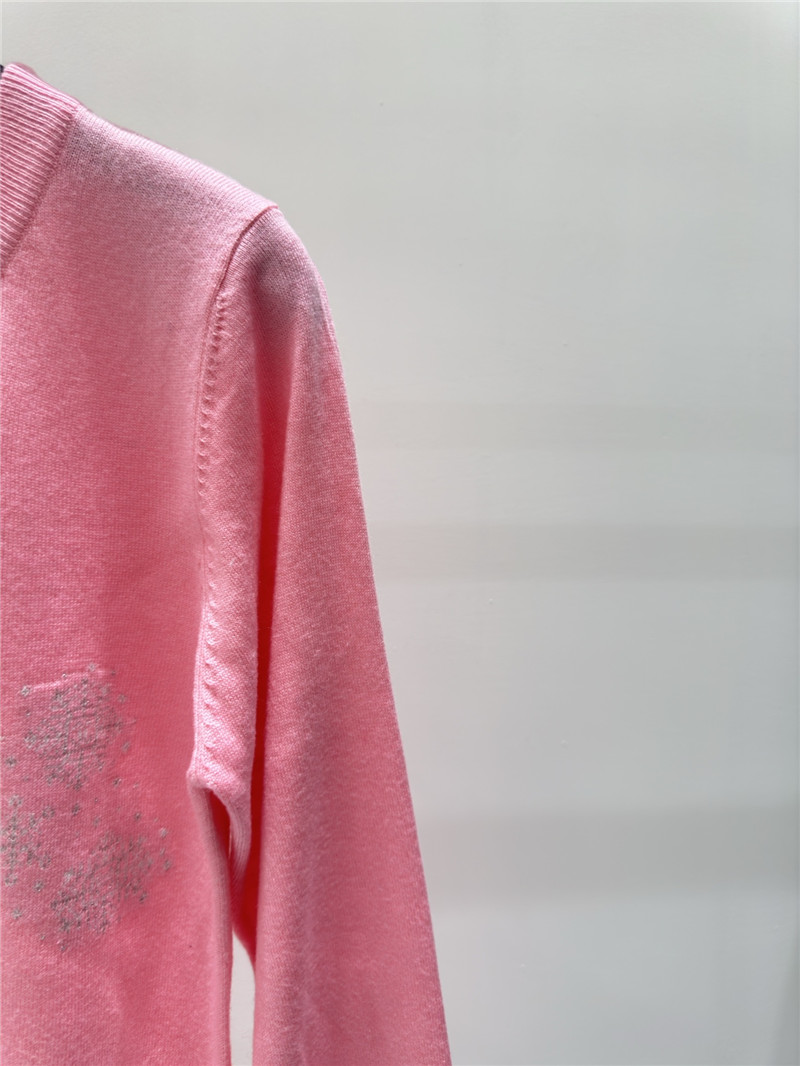 Ch**el christmas knitted sweater in pink