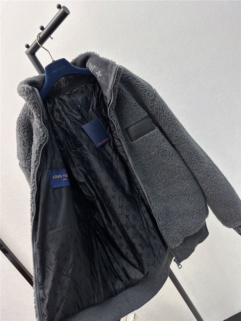 l0vis Vvtt0n lv loose fit lambswool jacket