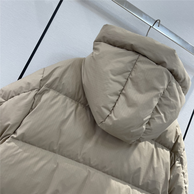 Acne Studios hooded drawstring waist down jacket