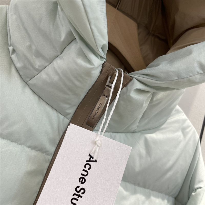 Acne Studios hooded drawstring waist down jacket