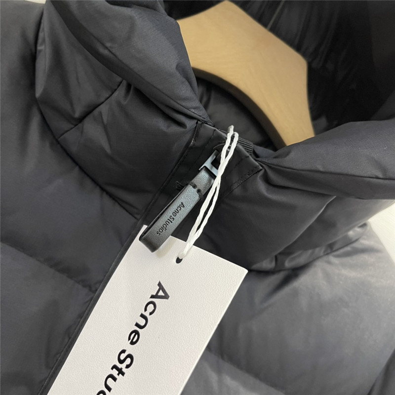 Acne Studios hooded drawstring waist down jacket