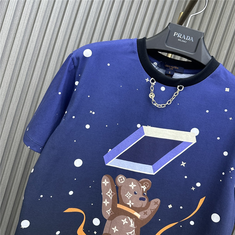 l0vis Vvtt0n lv printed chain round neck t-shirt