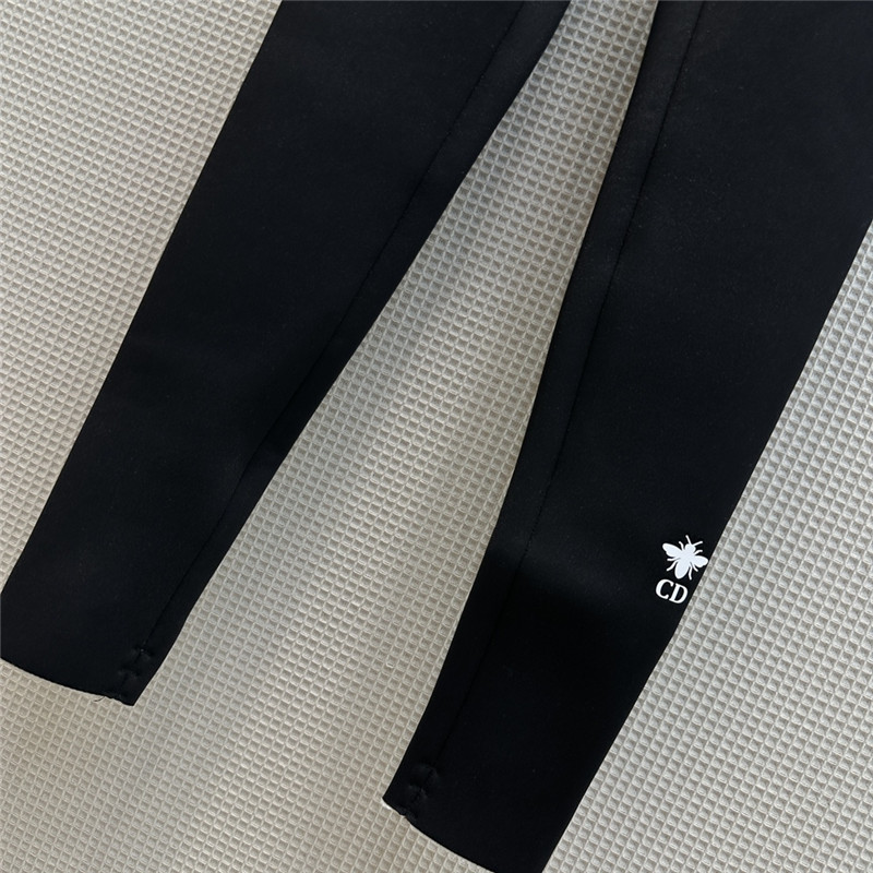 D10r little bee decorative velvet thickened leggings