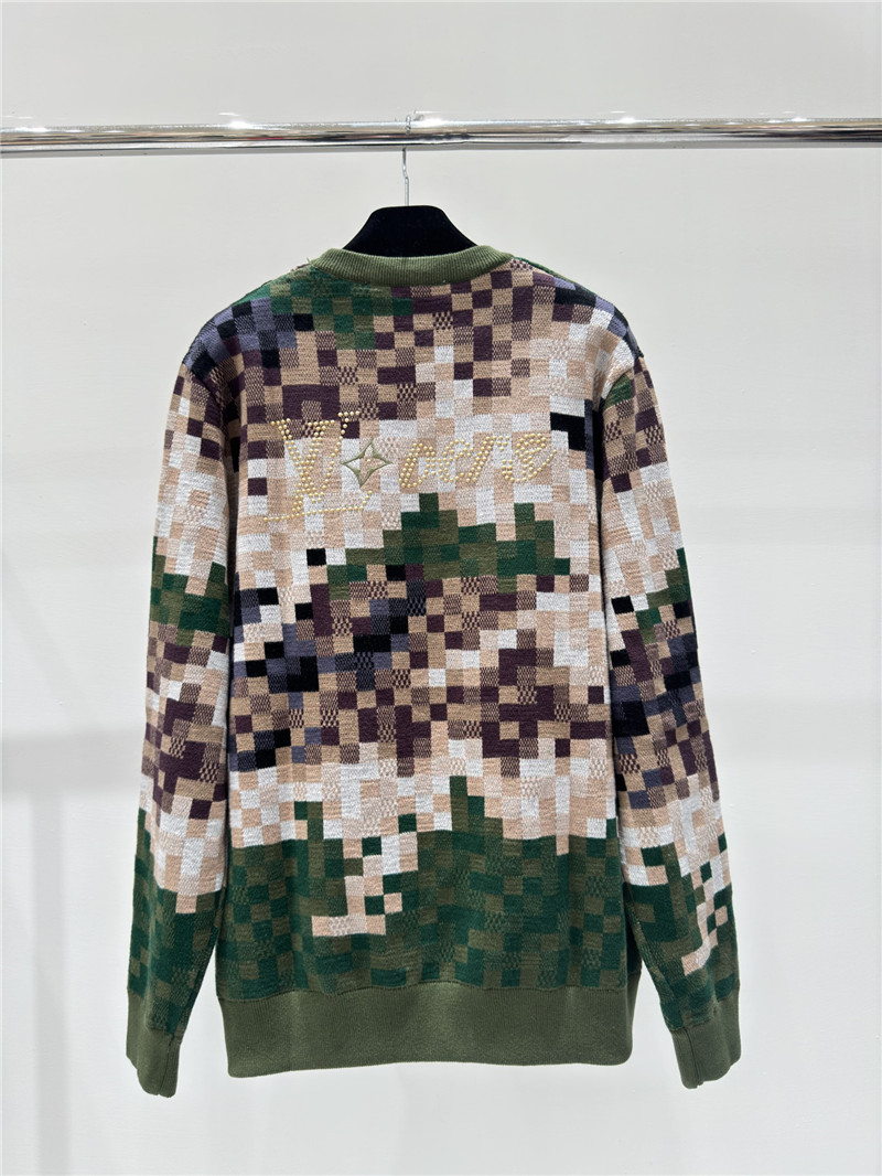 LV Damier Cotton Jacquard Pullover