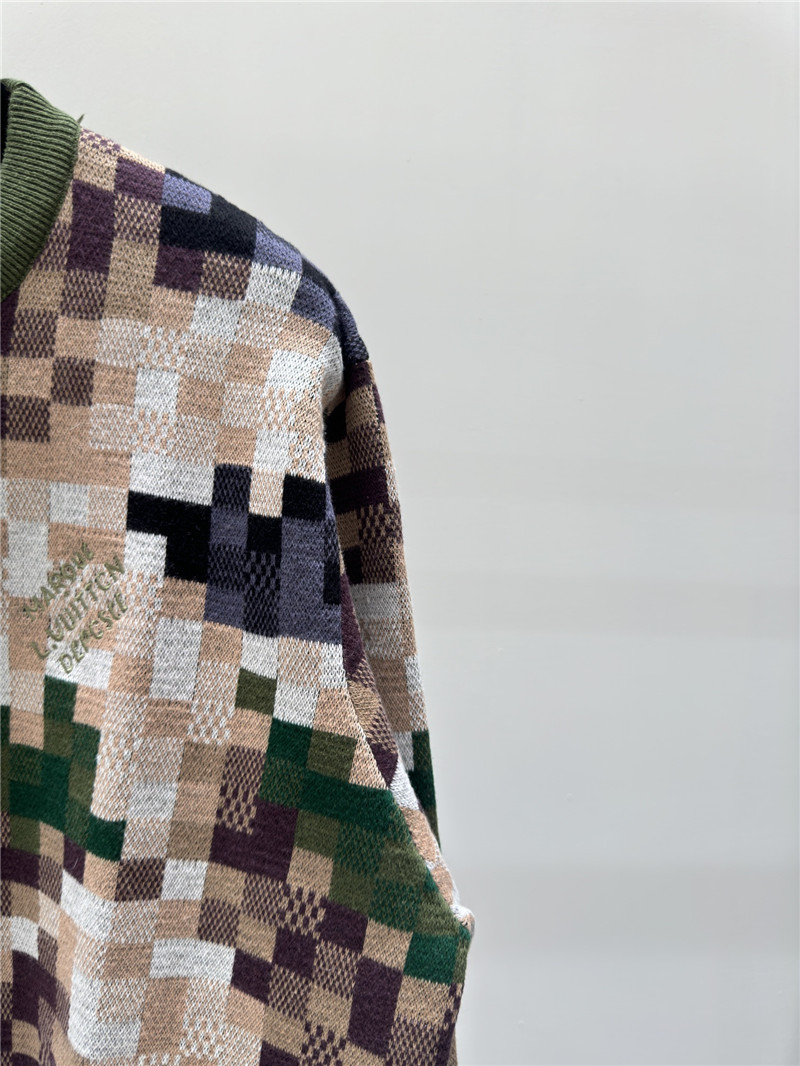 LV Damier Cotton Jacquard Pullover