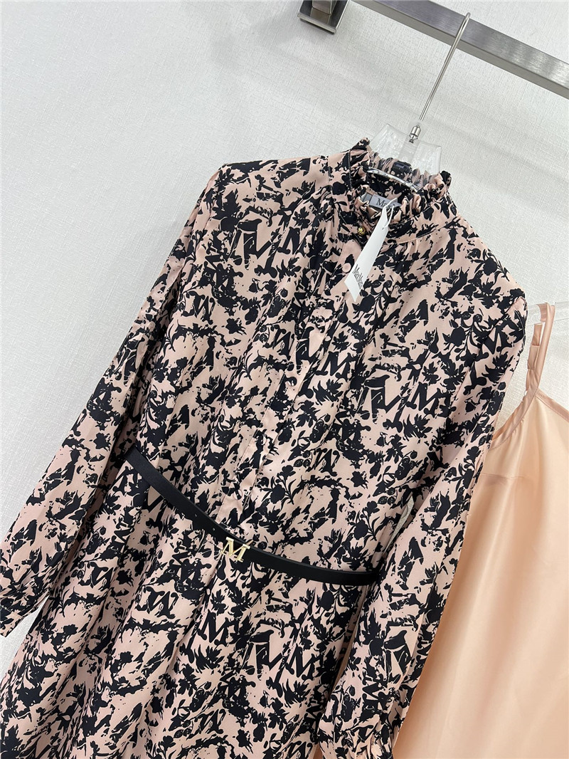 Vanitoo printed silk maxi dress