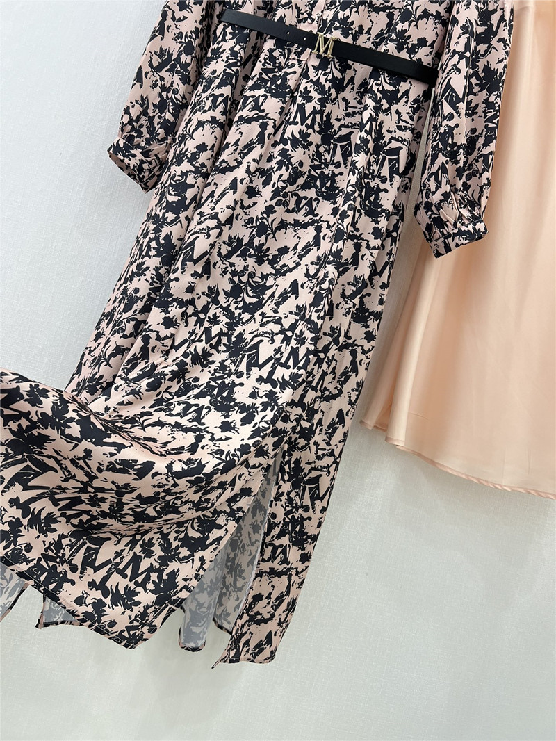 Vanitoo printed silk maxi dress