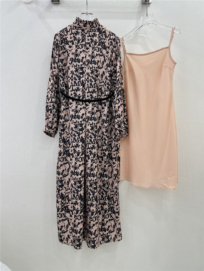 Vanitoo printed silk maxi dress