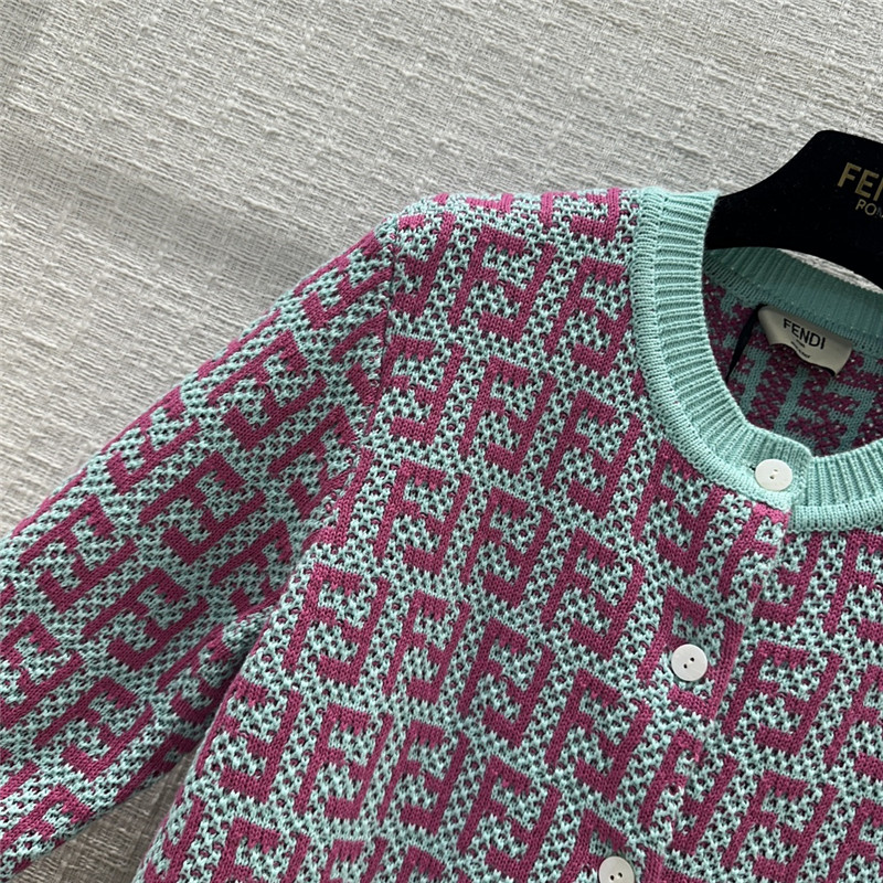 F**di ff presbyopic knit cardigan