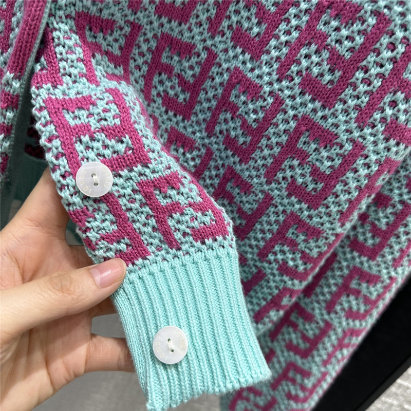F**di ff presbyopic knit cardigan