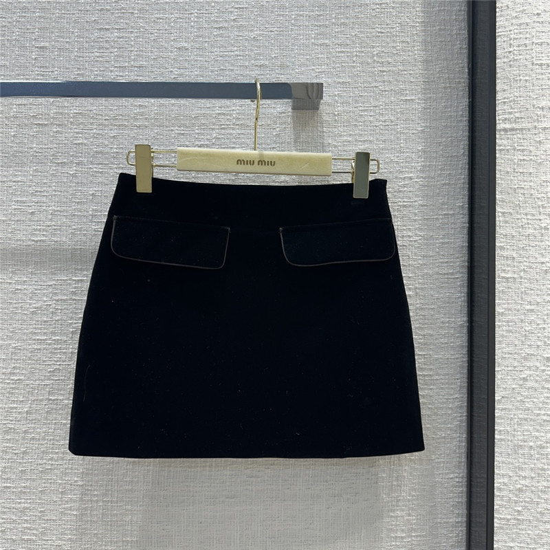 M1um1u new navy collar velvet suit
