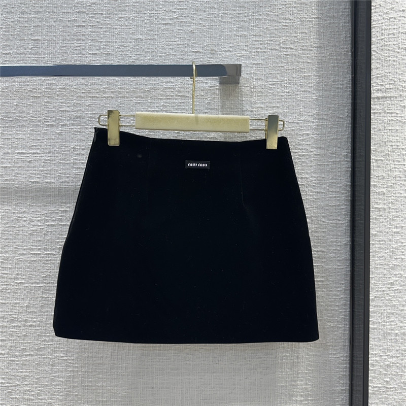 M1um1u new navy collar velvet suit