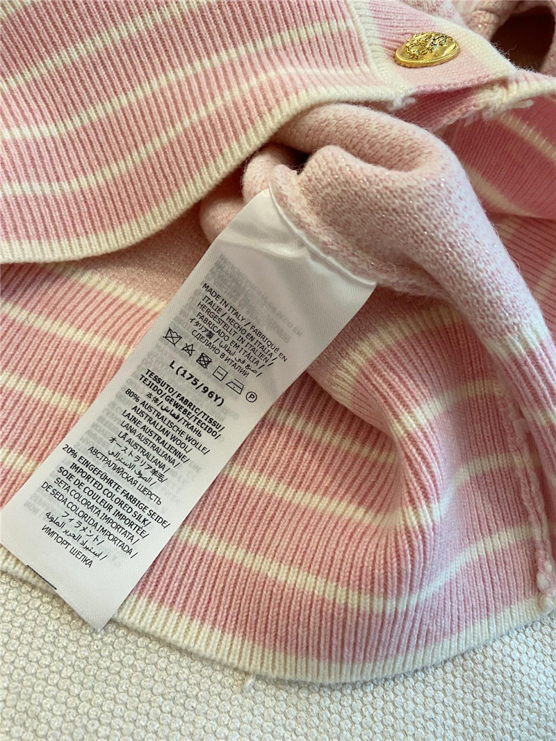 Gvc*1 jacquard gg knitted cardigan pink