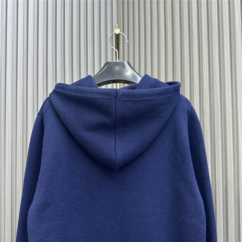 Ce1i*e logo hooded sweatshirt blue