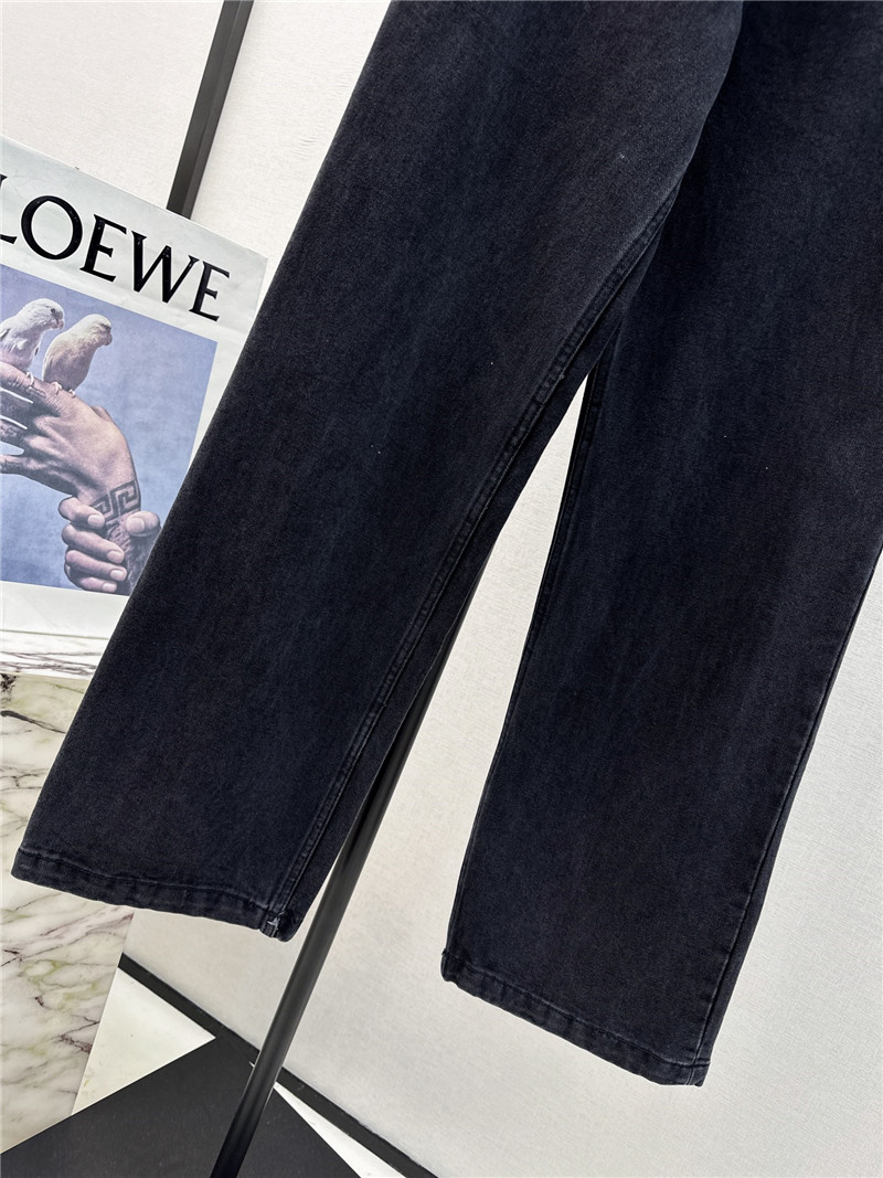 L0ew* new ginseng essence embroidery series jeans