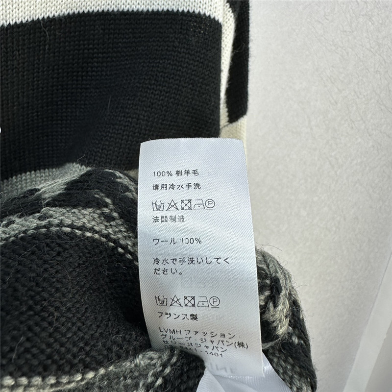 Ce1i*e logo pattern zip hooded cardigan