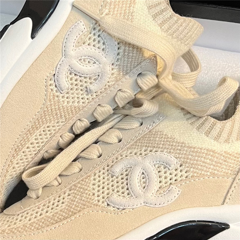 Ch**el women beige Ch**el sneakers