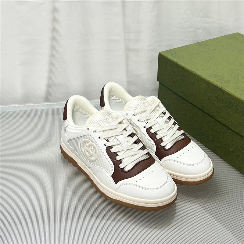 Gvc*1 brown white women¡¯s gg low top sneakers