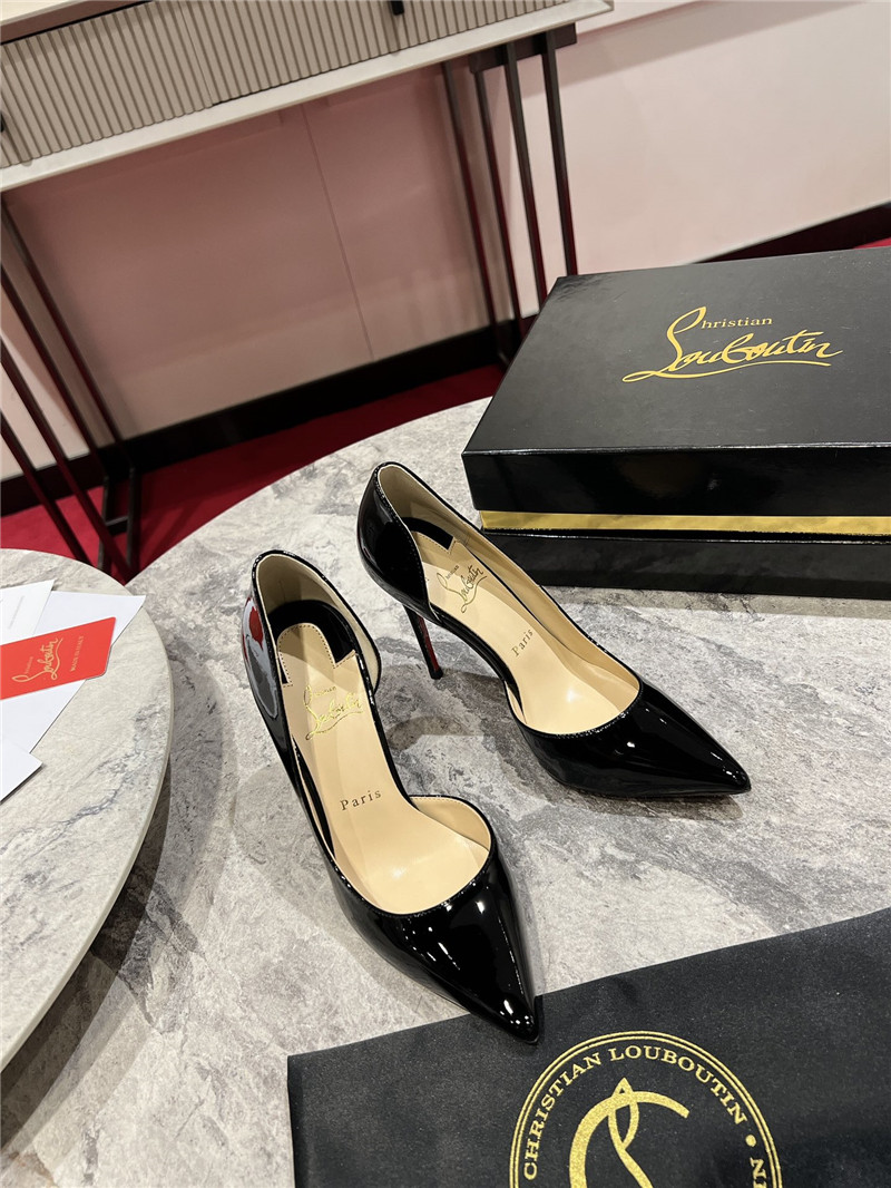 Chr1st1an louboutin side hollow shoes