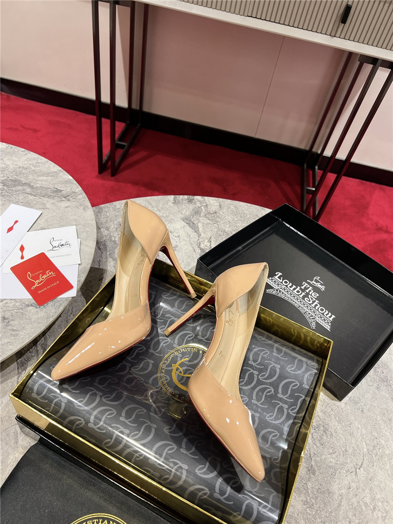 Chr1st1an louboutin side hollow shoes