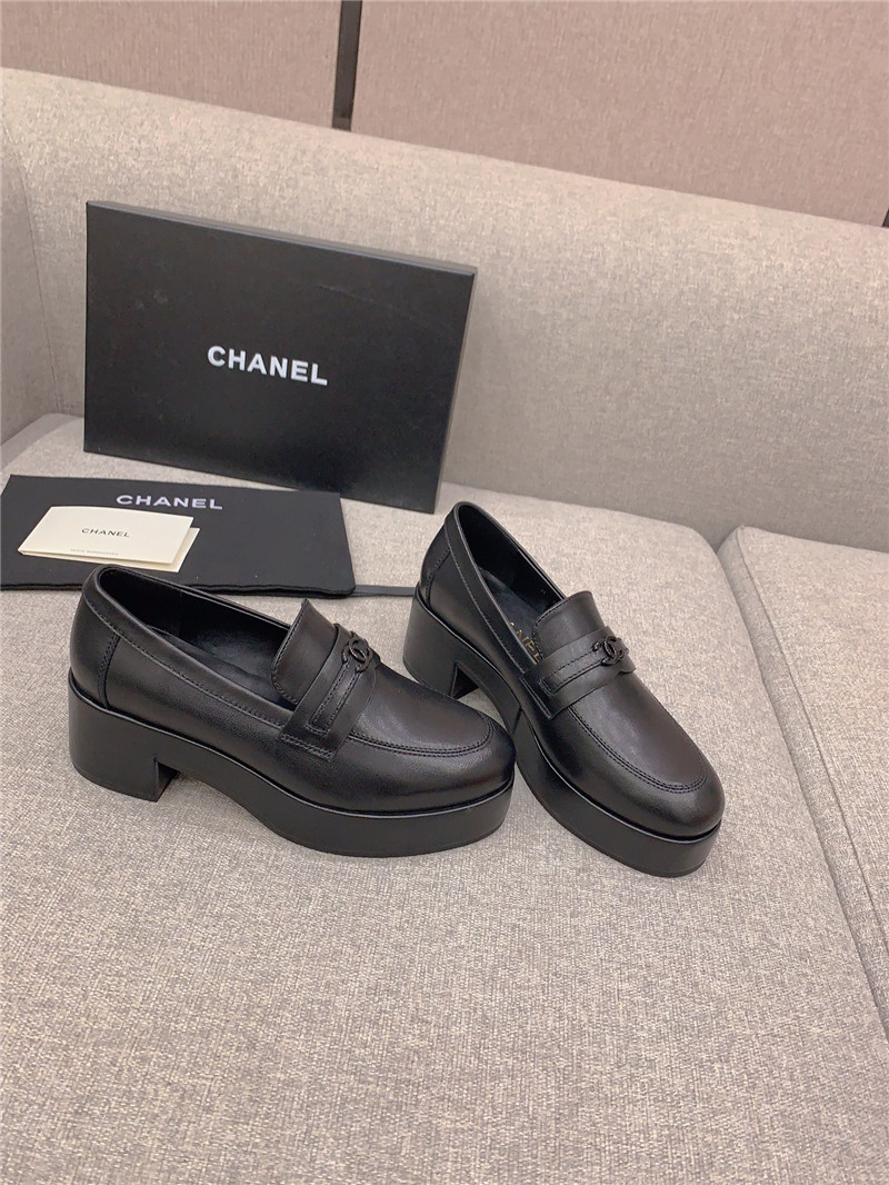 Ch**el new thick sole loafers