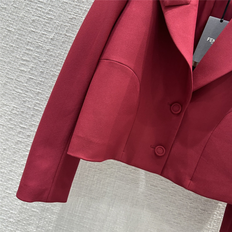 F**di tiered lapel blazer