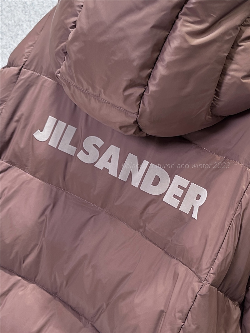 jil sander hooded down jacket