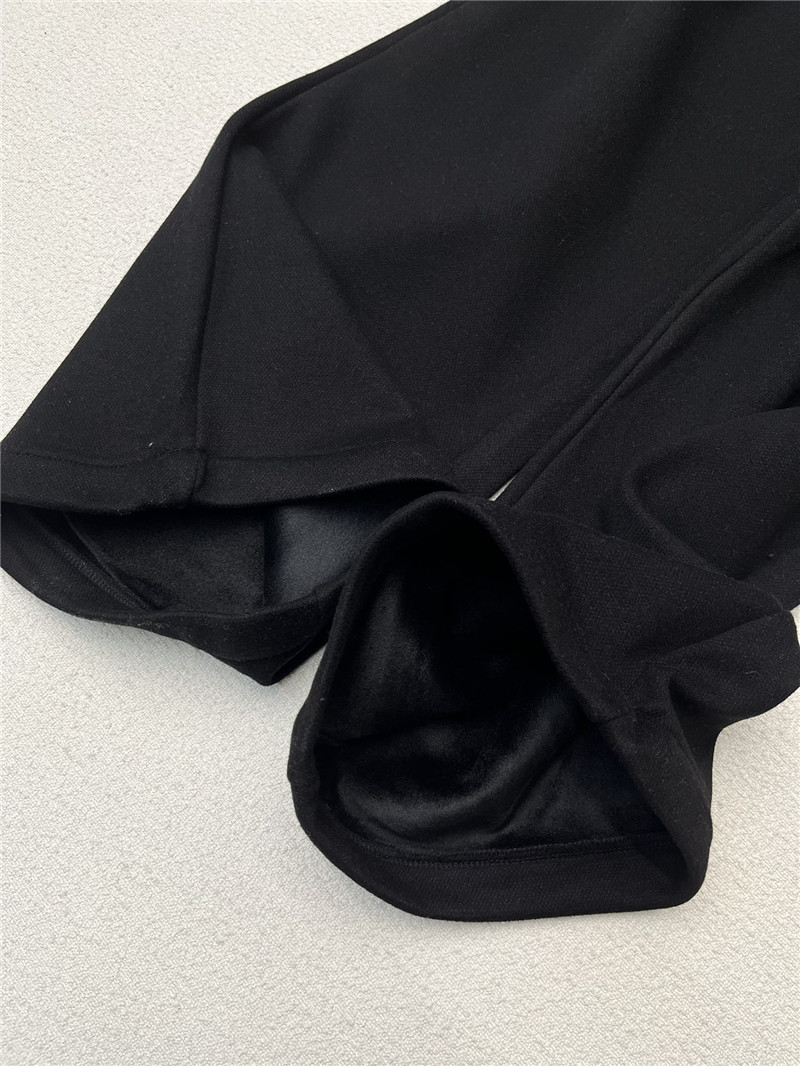 Pra*a new elastic drawstring velvet casual pants