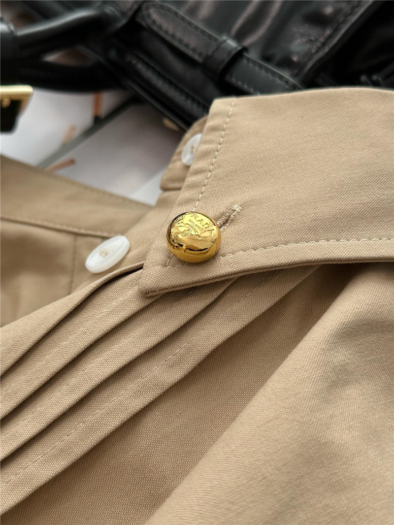 Pra*a pleated lapel jacket