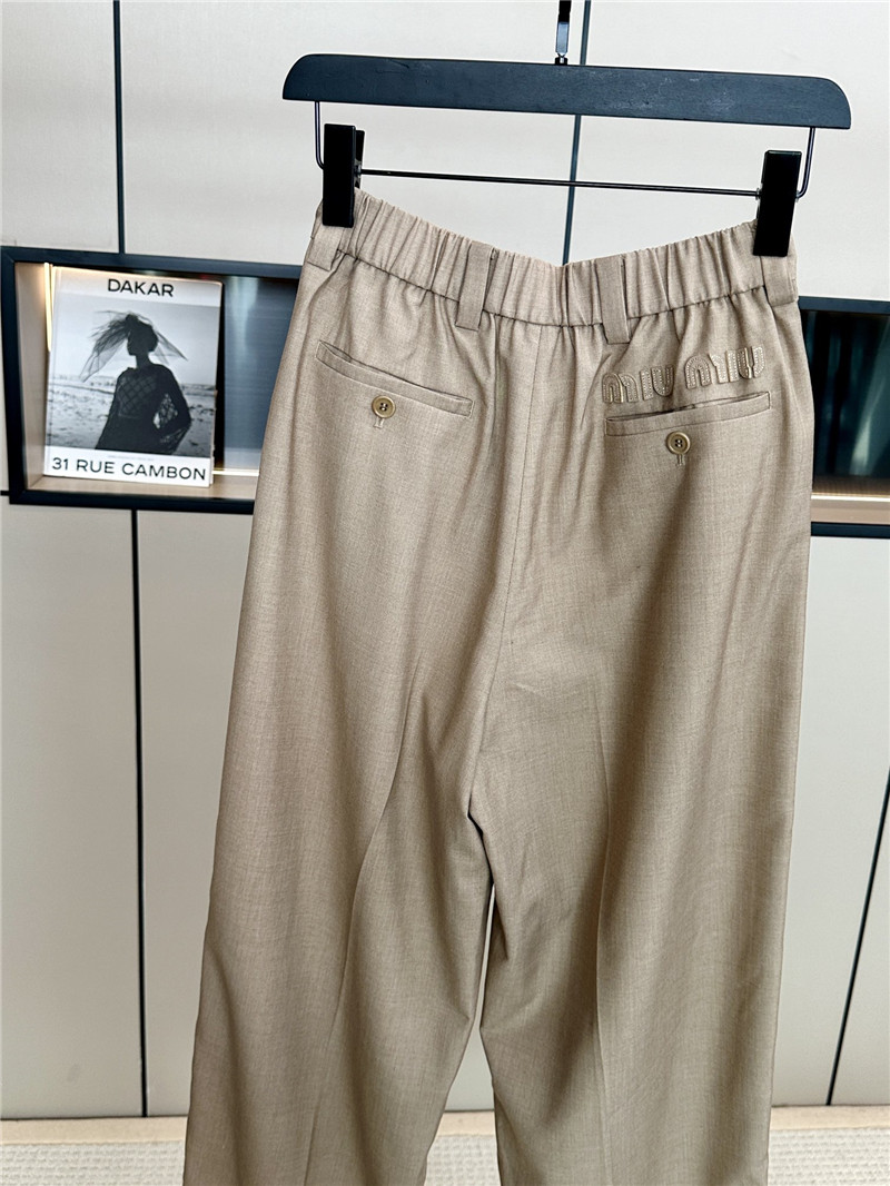 M1um1u new wide leg trousers