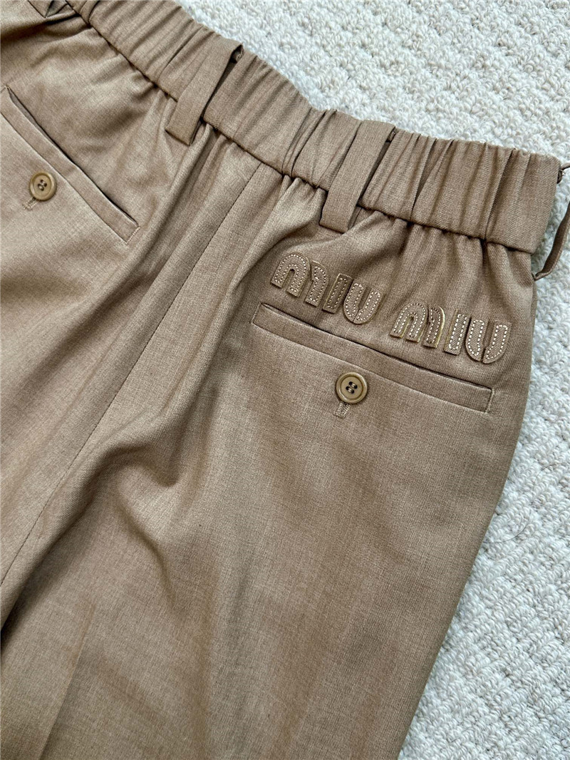 M1um1u new wide leg trousers
