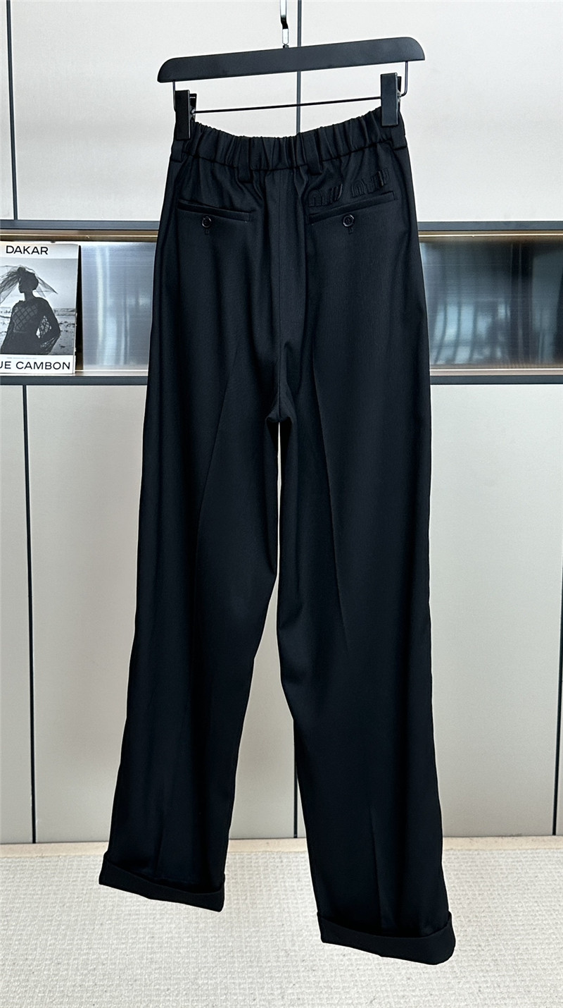 M1um1u new wide leg trousers