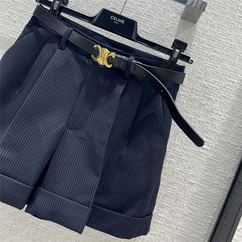 Ce1i*e new vertical striped suit shorts