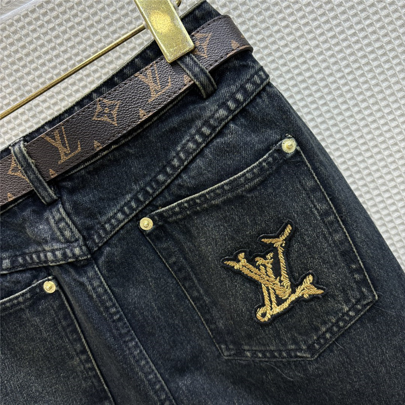 l0vis Vvtt0n lv nautical resort denim series skirt