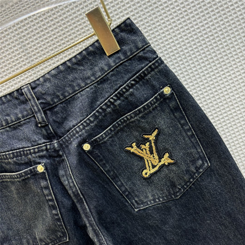 l0vis Vvtt0n lv nautical resort denim series trousers