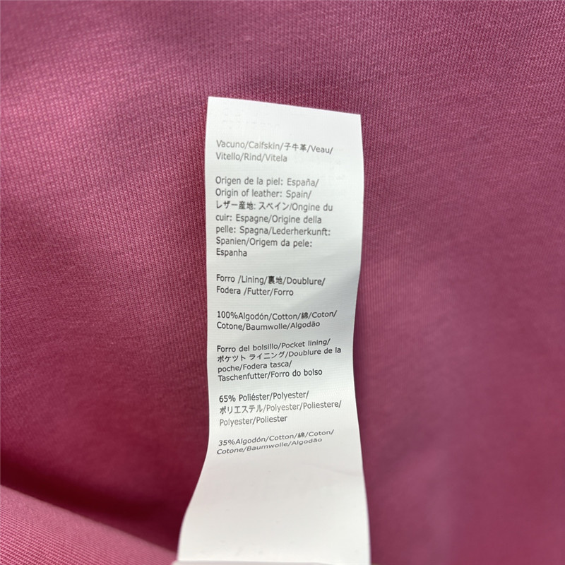 L0ew* letter embroidered short sleeve t-shirt