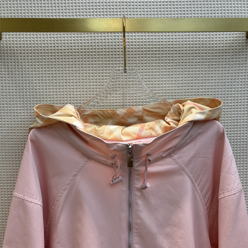 Bv*b*rry hooded trench coat