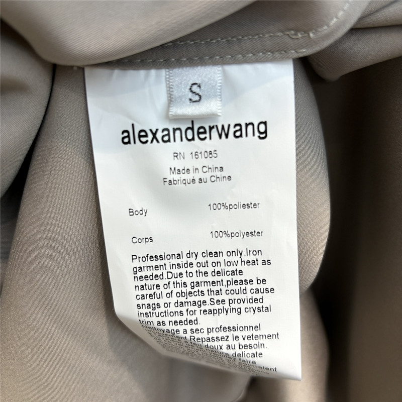 A1exa*der wang long-sleeved shirt + trousers suit