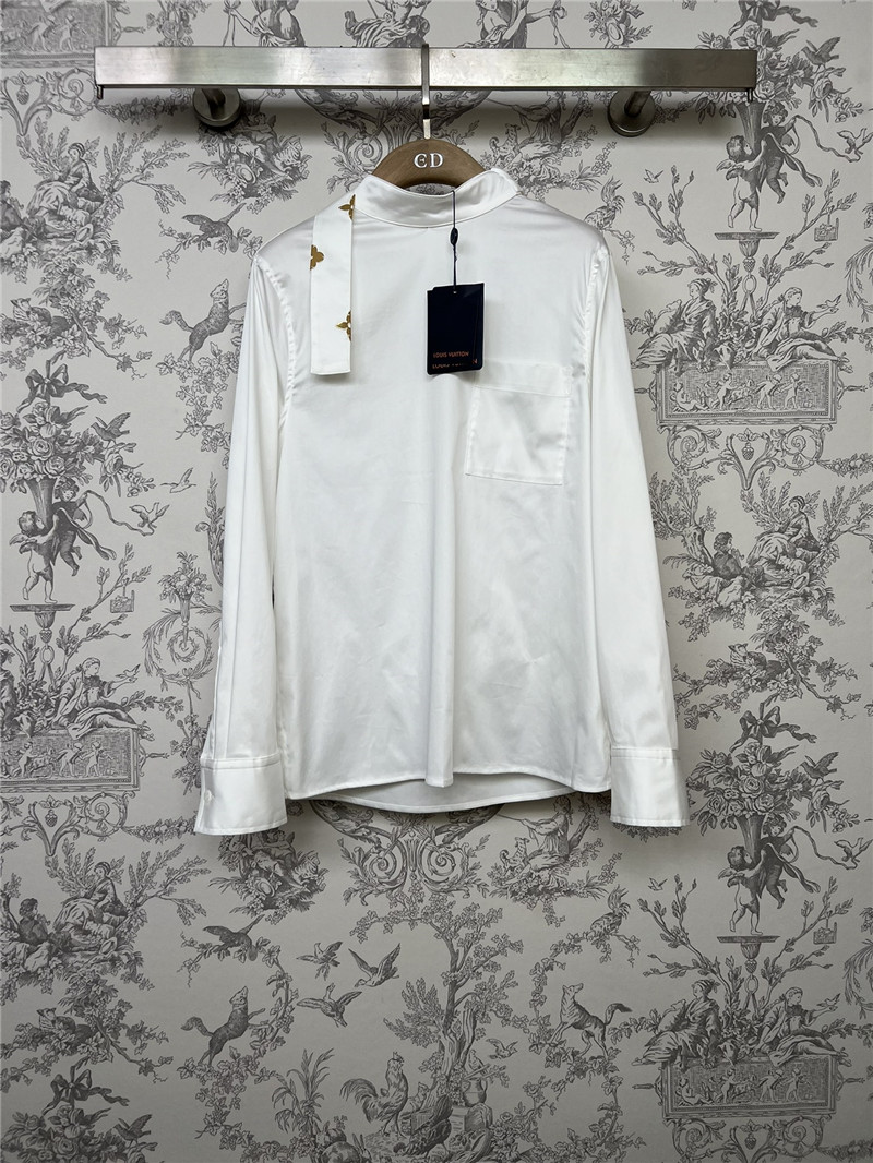 l0vis Vvtt0n lv new spring and summer ribbon shirt