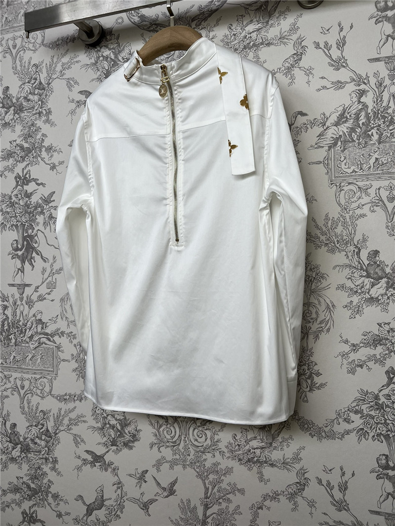 l0vis Vvtt0n lv new spring and summer ribbon shirt