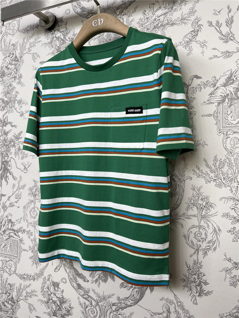 M1um1u new striped t-shirt