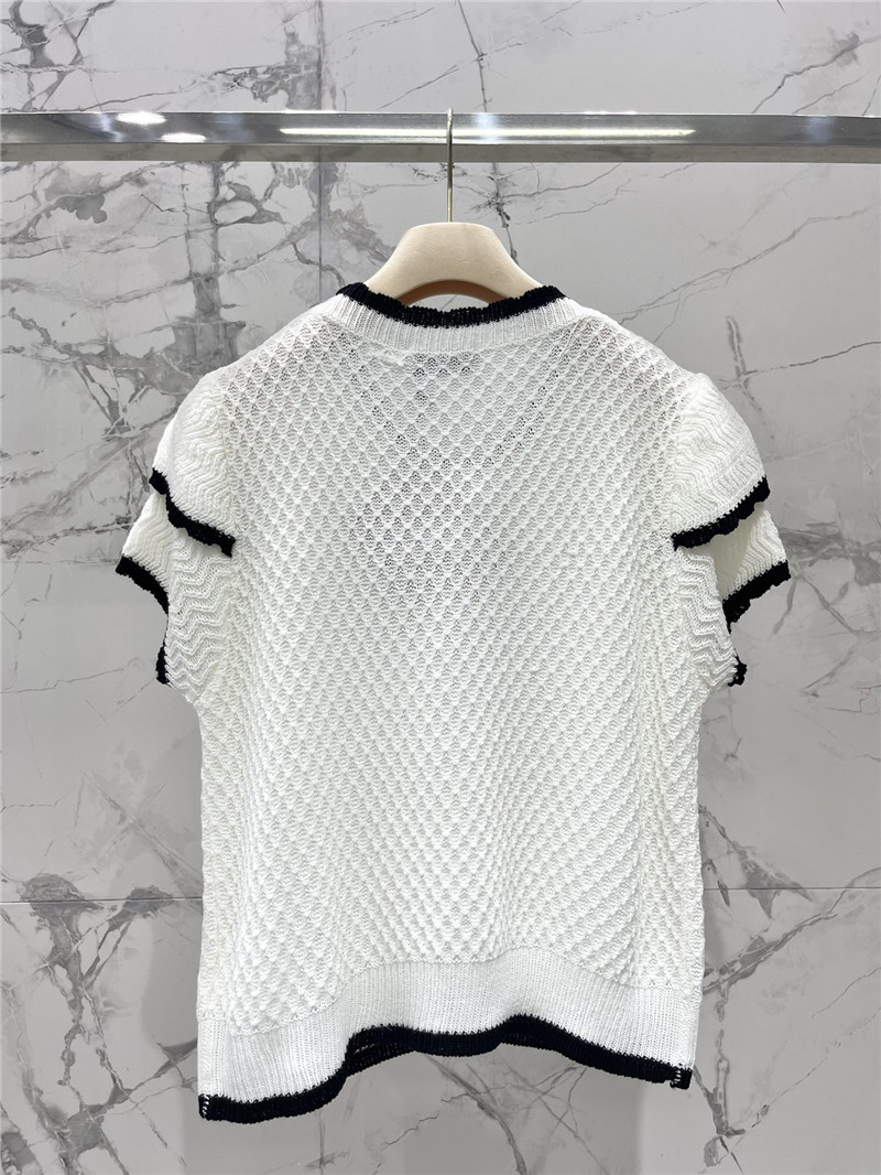 M1um1u hot rhinestone cake sleeve sweater