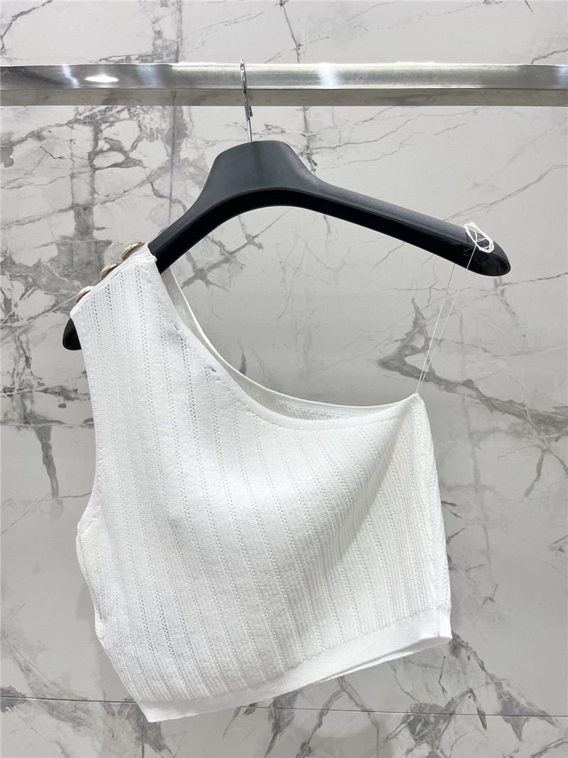 Balmain one-shoulder camisole