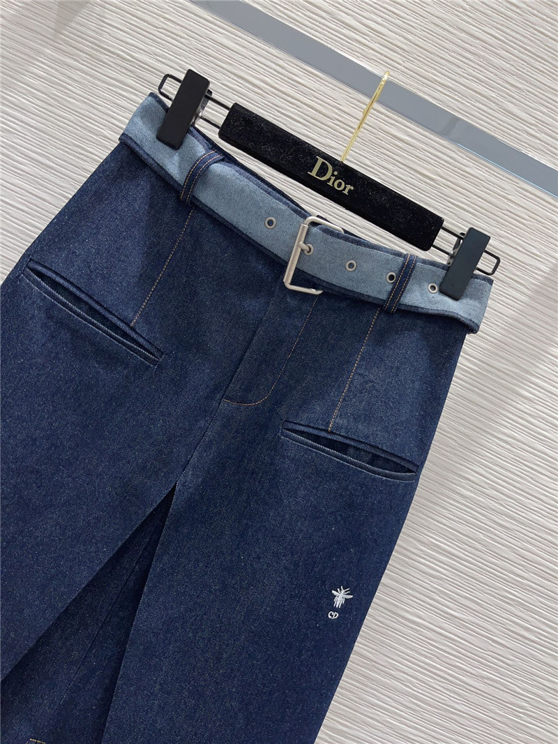 D10r retro denim multi-layer skirt