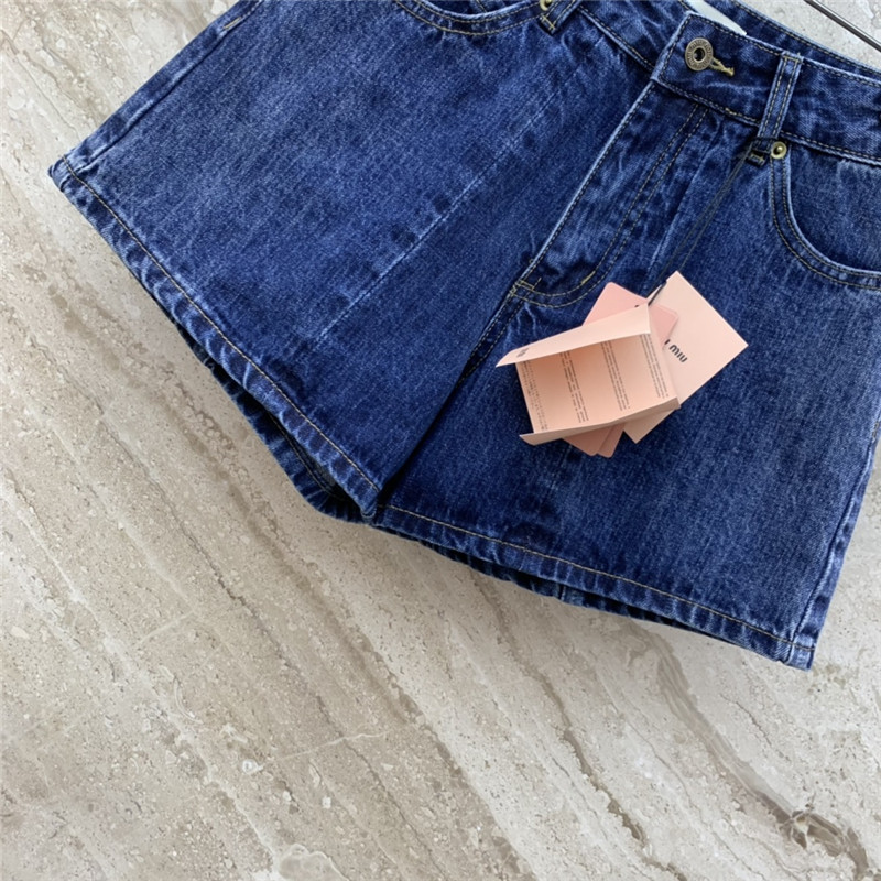 M1um1u vintage denim series denim shorts